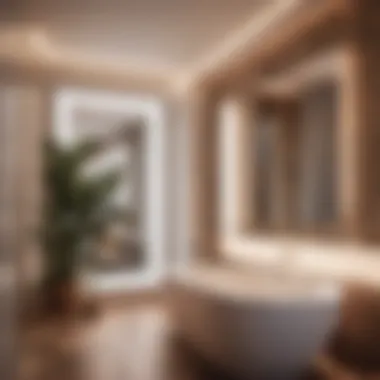 Aesthetic Bathroom Ambience Enhancement