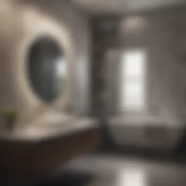 Elegant bathroom design showcasing modern fixtures