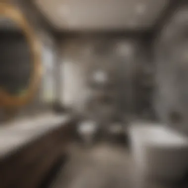 A stylishly remodeled bathroom highlighting current trends