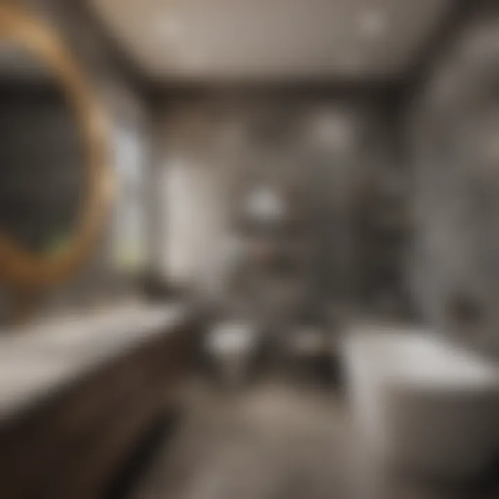 A stylishly remodeled bathroom highlighting current trends