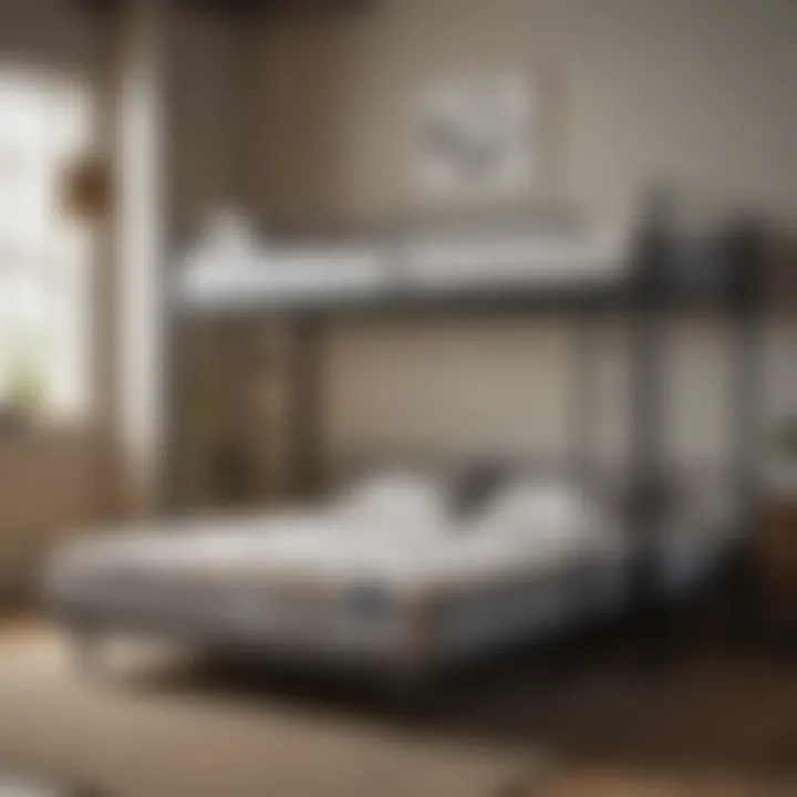 A comparison chart of online vs brick-and-mortar mattress purchases