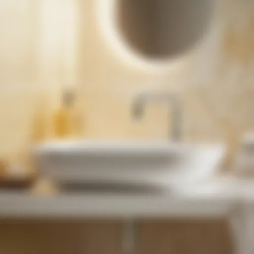Illustration of necessary tools for installing IKEA wall mount bathroom sink