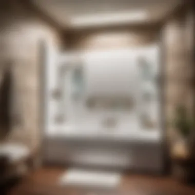 Space-Saving Tub-Shower Combination Innovative tub-shower combo for efficient space utilization