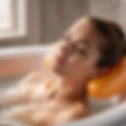 Neck Pillow Bath Relaxation