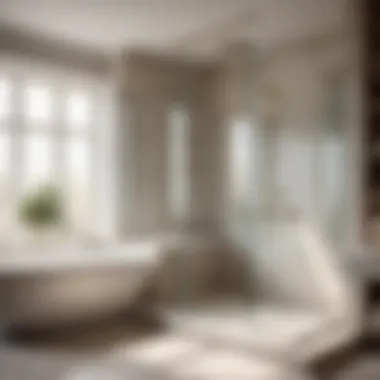 Neutral Bathroom with Glass Shower Enclosure