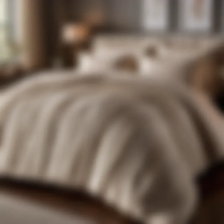 Sleek Neutral King Size Comforter Set Minimalist King Size Bedroom Comforter Set in Neutral Tones