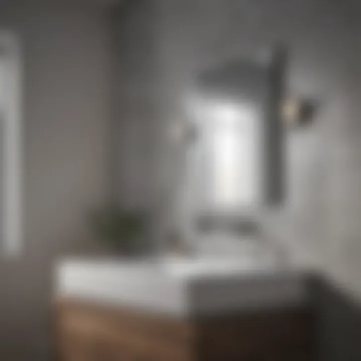 Sleek Noland Bathroom Fixture Sleek Noland Bathroom Fixture in a contemporary setting