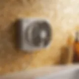 Nutone bathroom fan removal tools