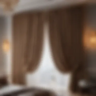 Stylish bedroom curtain design