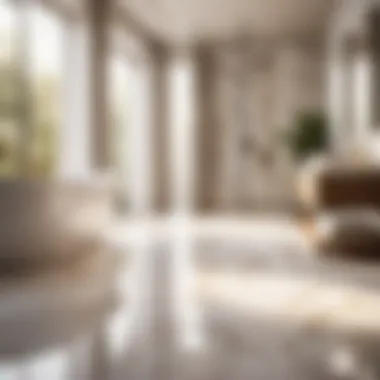 Luxurious Marble Flooring Elegant marble bathroom flooring