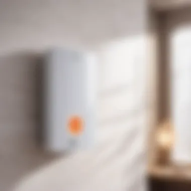 Smart thermostat control for bathroom heater