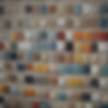 Diverse Paint Options for Bathroom Tiles Color palette showcasing various paint options for bathroom tiles