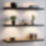 Minimalist Hanging Shelves