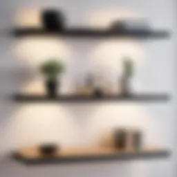Minimalist Hanging Shelves