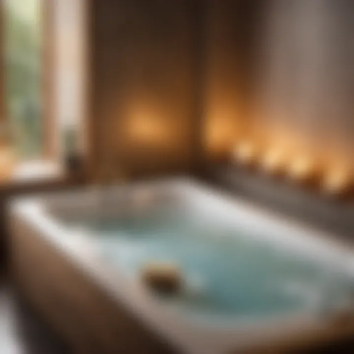 Spa-Inspired Bath Tray for a Tranquil Experience