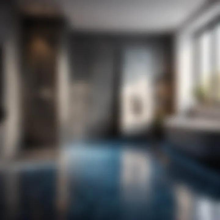 Electric underfloor heating installation process