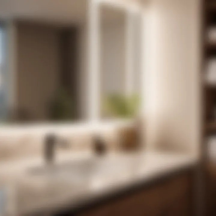 Bathroom Counter Decluttering - Sleek and Practical