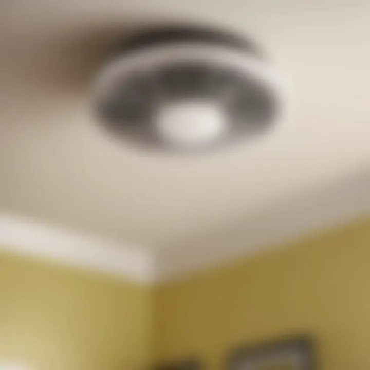 Enhanced Air Quality with Utilitech Bathroom Fan with Light