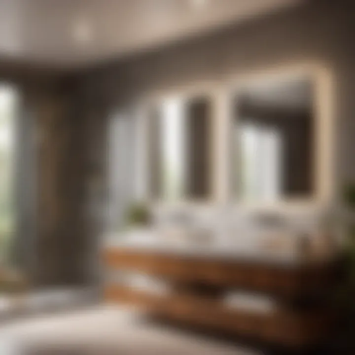 Modern Bathroom with Utilitech Bathroom Fan with Light