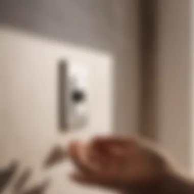 Precision in Installation Techniques Installation process of a bathroom fan switch
