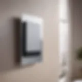 Sleek Design for Enhanced Functionality Modern bathroom fan switch with sleek design