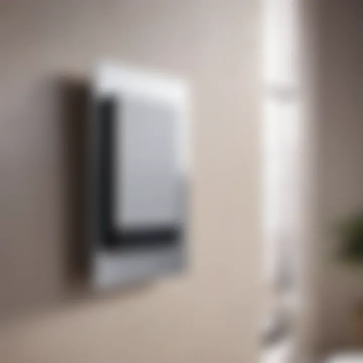 Sleek Design for Enhanced Functionality Modern bathroom fan switch with sleek design
