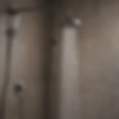 Rainfall Showerhead Installation Contemporary shower design with rainfall showerhead