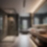 Sleek Symmetry: A Contemporary Twist Elegant Modern Bathroom Layout