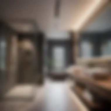 Sleek Symmetry: A Contemporary Twist Elegant Modern Bathroom Layout