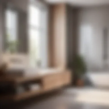 Effortless Simplicity: Minimalist Charm Functional Minimalist Bathroom Setup