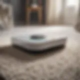 Precise weight measurement on carpeted surface