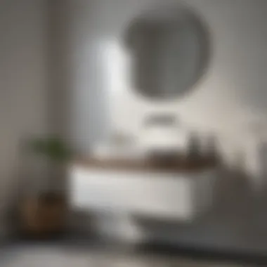 30-Inch Wide Bathroom Vanity with Modern Floating Design