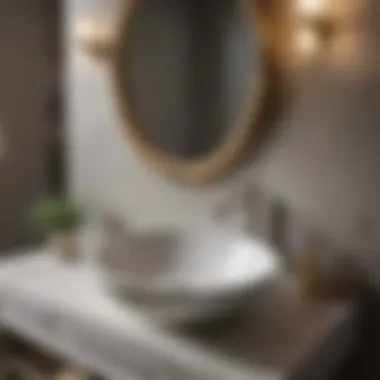 Design Cohesion Harmonizing 14-Inch Depth Sink with Bathroom Decor