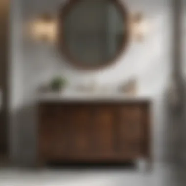 30-Inch Wide Bathroom Vanity with Marble Countertop