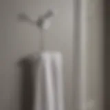 Sleek towel hooks with modern design