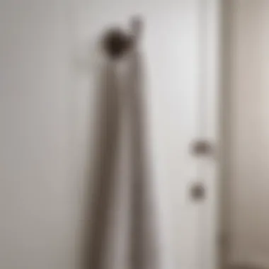 Minimalist and space-saving towel hooks