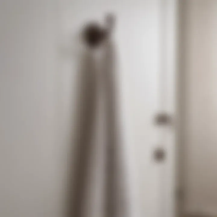 Minimalist and space-saving towel hooks