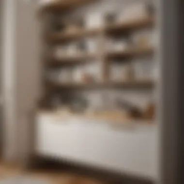 Efficient Bathroom Cabinet Organization Bathroom cabinet interior with neatly arranged items