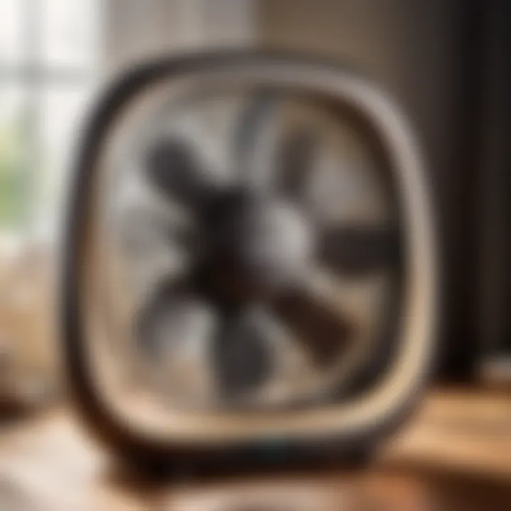 Energy-Efficient Portable Fan for Air Quality Energy-efficient portable fan enhancing bathroom air quality