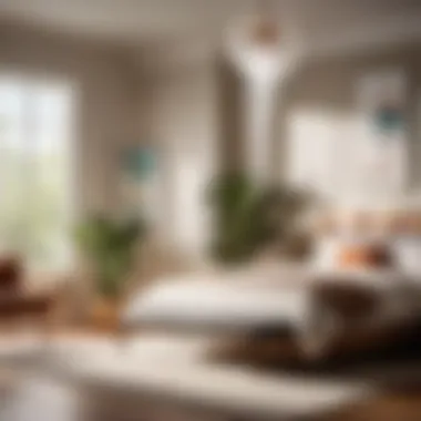 Creating a Healthier Living Space with Cool Mist Humidification Healthy and comfortable bedroom environment with a cool mist humidifier