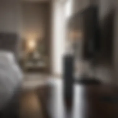Device Integration Remote Control Remote control showcasing easy integration of devices
