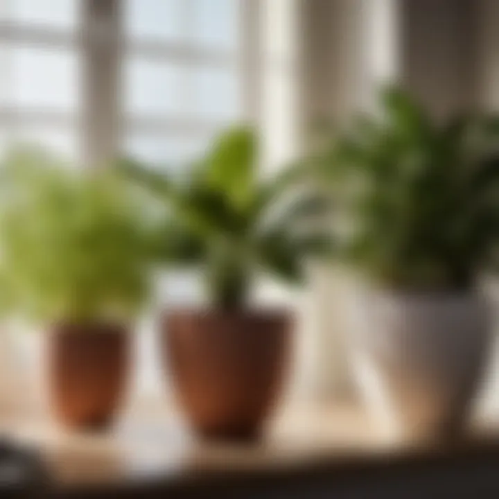Comparative Plant Growth in Various Pot Sizes Comparative growth of plants in different pot sizes