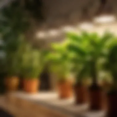 Enhanced Plant Growth Comparison: LED vs. Traditional Lighting Comparison of plant growth under different light sources