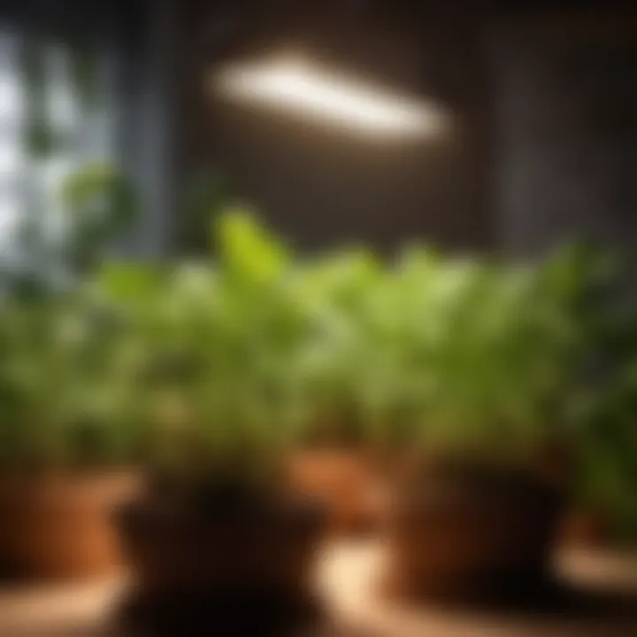 Seedling Development with Roleadro 75W LED Grow Lights