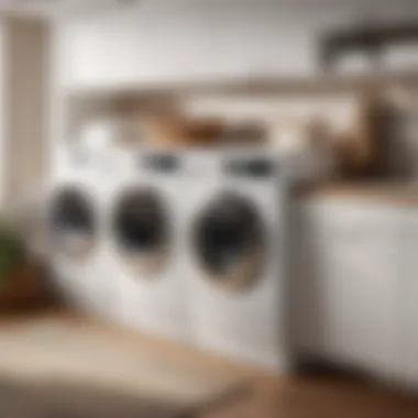 Streamlined Laundry Process Time-saving laundry routine with multi-compartment basket