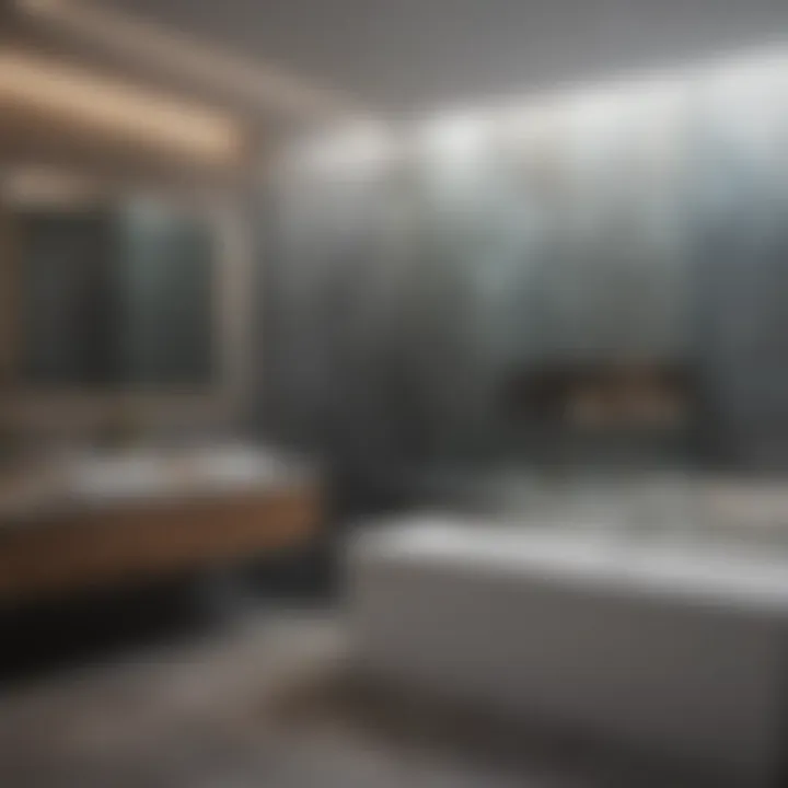 Contemporary fixtures for bathtub shower combos