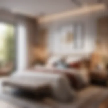 Creative layout optimization for small bedroom