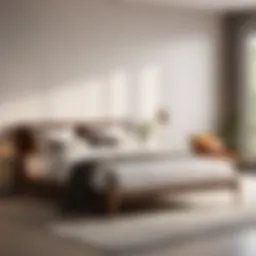 Minimalist Bed Frame in Small Bedroom