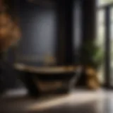 Opulent Black Freestanding Bathtub Opulent Black Freestanding Bathtub