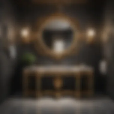 Opulent Gold Accents Bathroom Opulent Gold Accents Bathroom